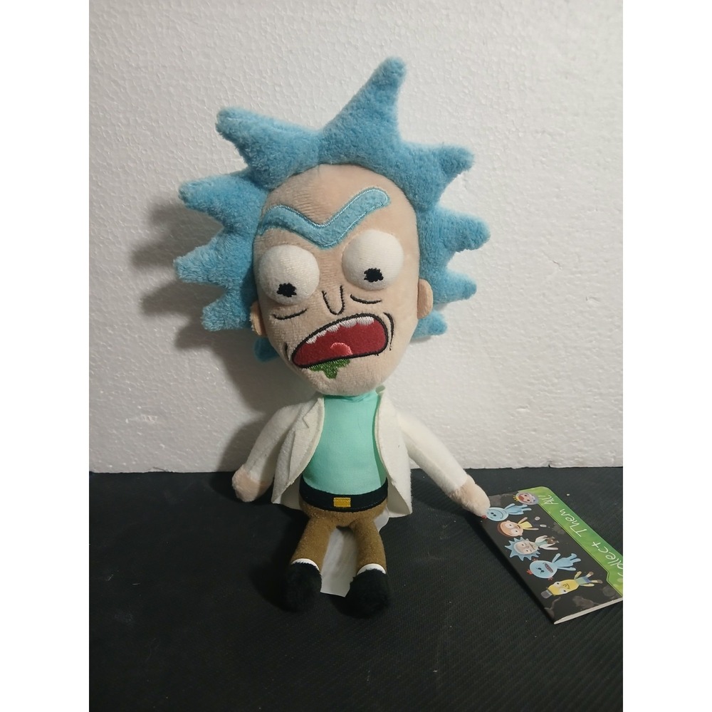 Funko Adult Swim Rick And Morty 2017 9" Galactic Plushies Rick Figure NEW read
